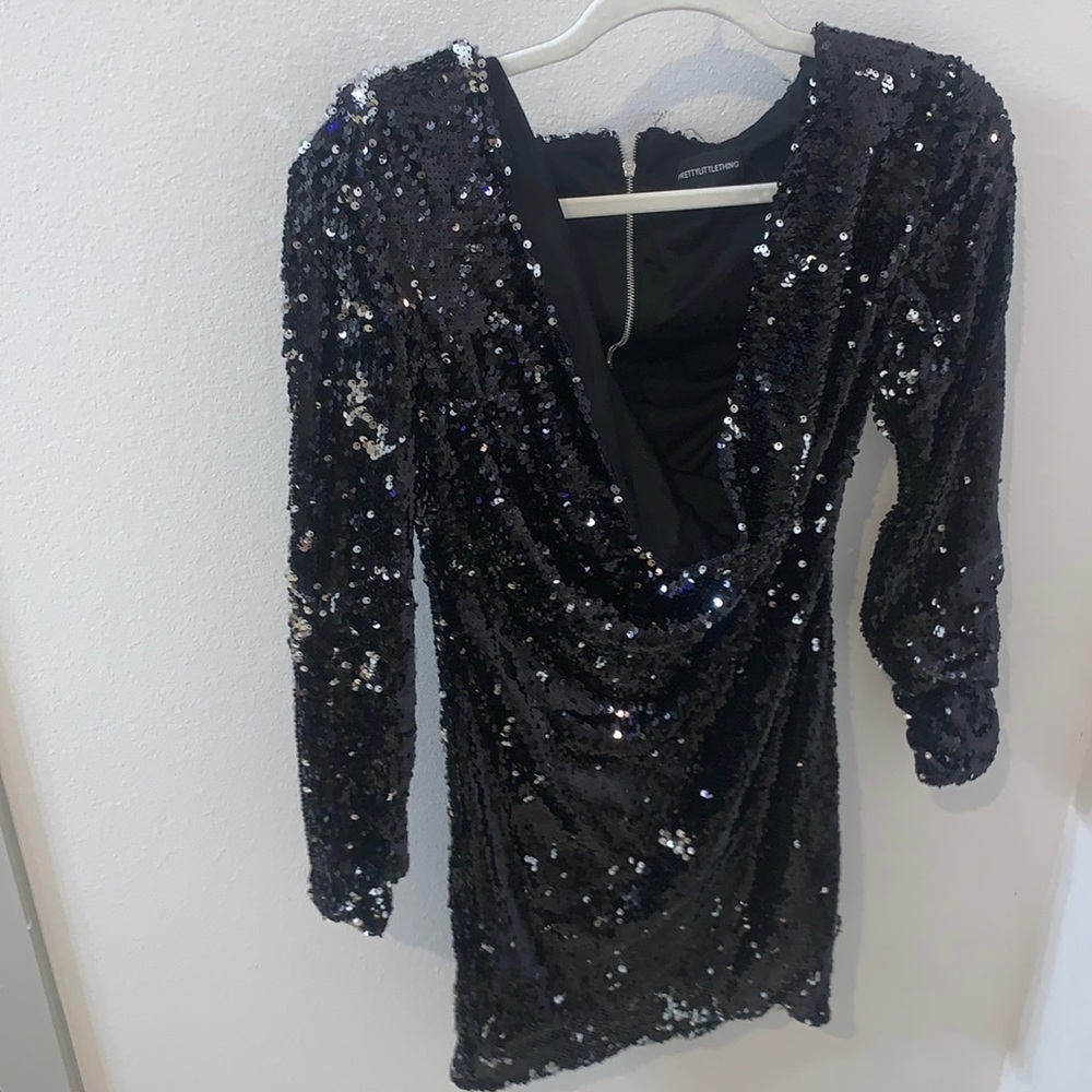 Pretty little thing black dress